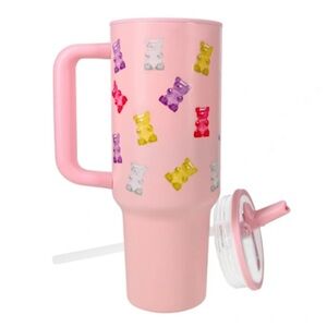 40oz Pink Gummy Bear Tumbler